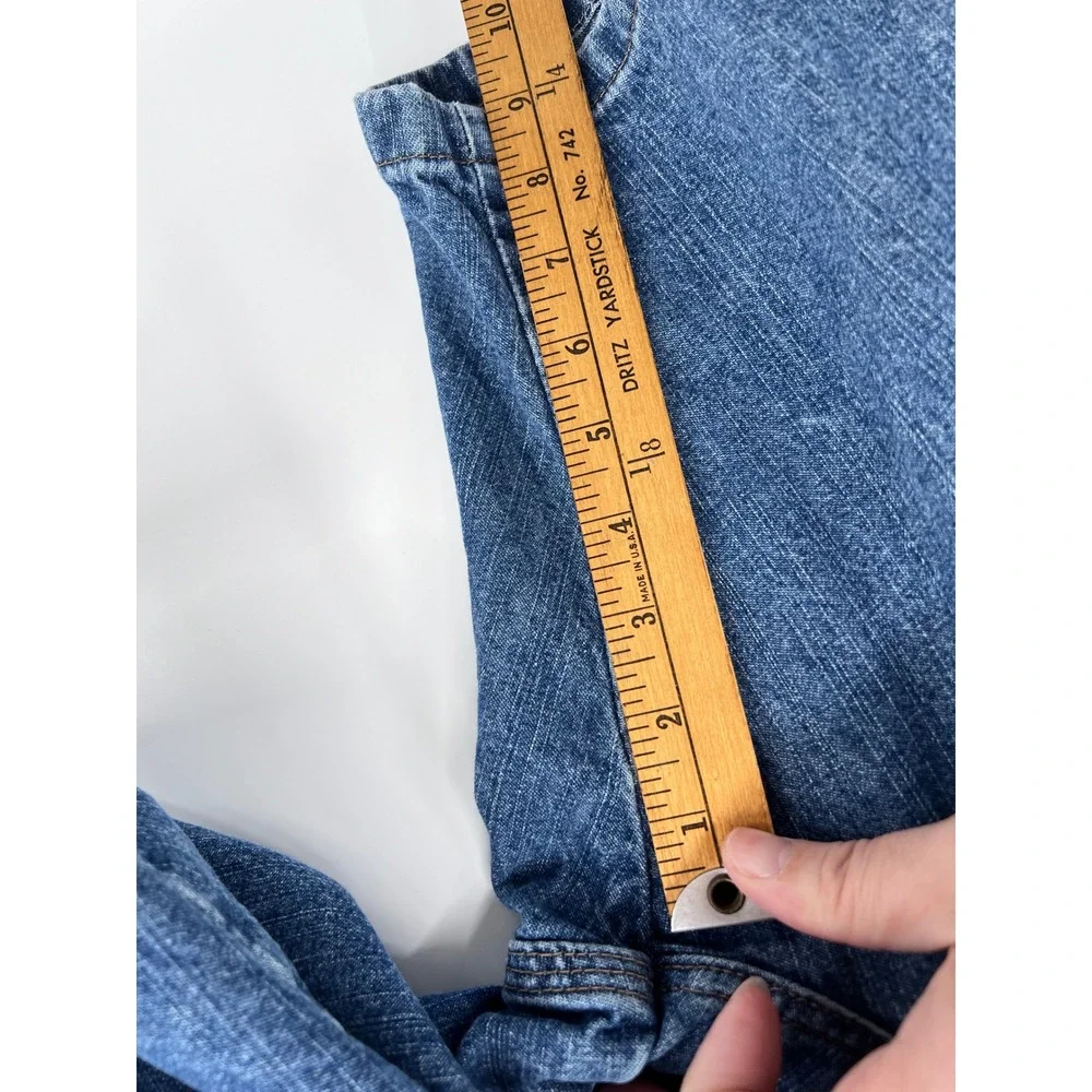 Wrangler‎ Y2K Vintage Carpenter Jorts Dad Shorts Denim 100% Cotton Size 36